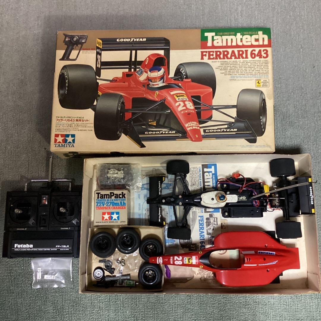 タミヤ　1/14 タムテック　フェラーリ643 プロポ付フルセット タミヤ 1/14 タムテック フェラーリ643 プロポ付フルセット