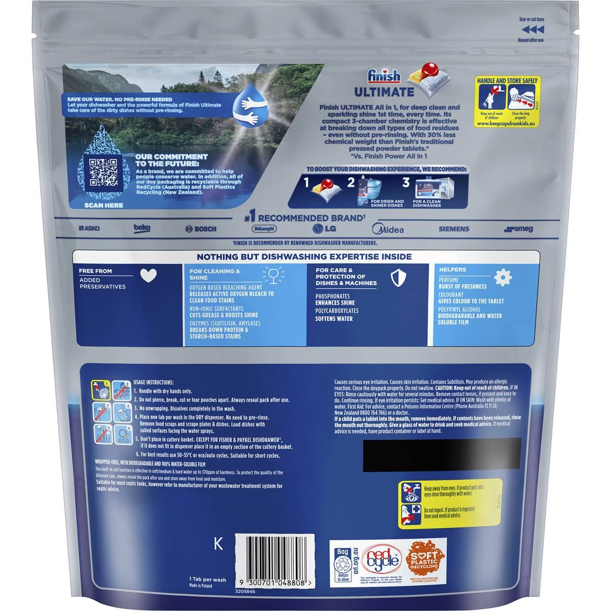 [200 Tabs] Finish Ultimate All In One Lemon Dissolving Dishwasher Tablets eBay