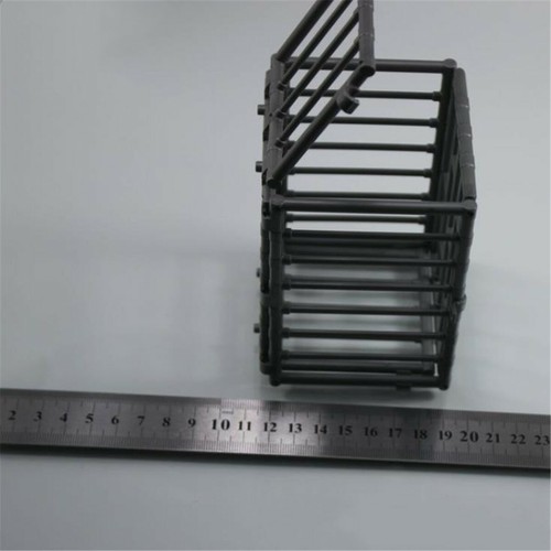 1/6 Maßstab Szene Kunststoff schwarz Tierkäfig Modell für 12 Zoll Actionfigur Diagramm - Bild 6 von 6