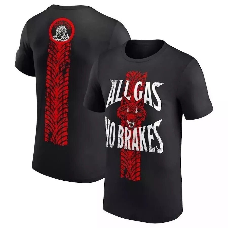 Jacob Fatu All Gas No Brakes WWE T-Shirt 2025