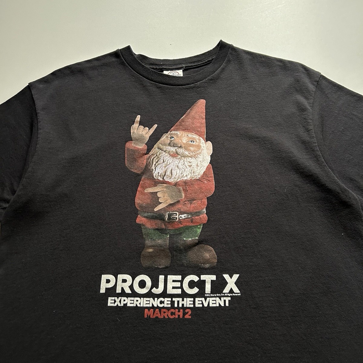 Vintage 2012 Project X Movie Gnome Graphic Promo T Shirt Vintage 2012 Project X Movie Gnome Graphic Promo T Shirt