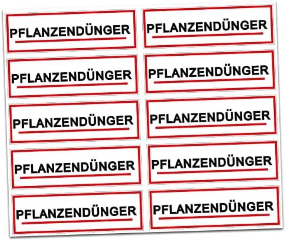 Finest Folia 10 adesivi per carburante, marcatura del serbatoio, per auto, nota