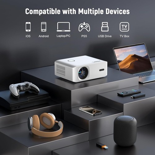 4K Smart Projector with Auto Focus & WiFi 6 - Immersive Home Theater Experience - Picture 9 of 9