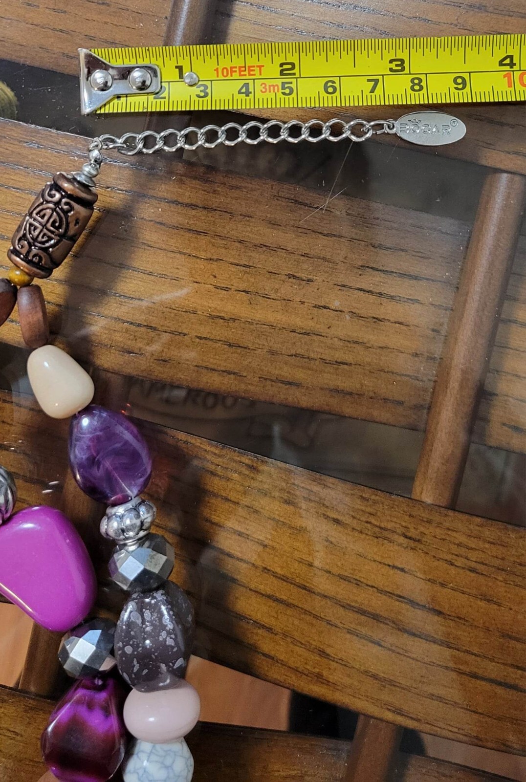 BOCAR 2 Layer Statement Chunky Beaded Fashion Col… - image 7