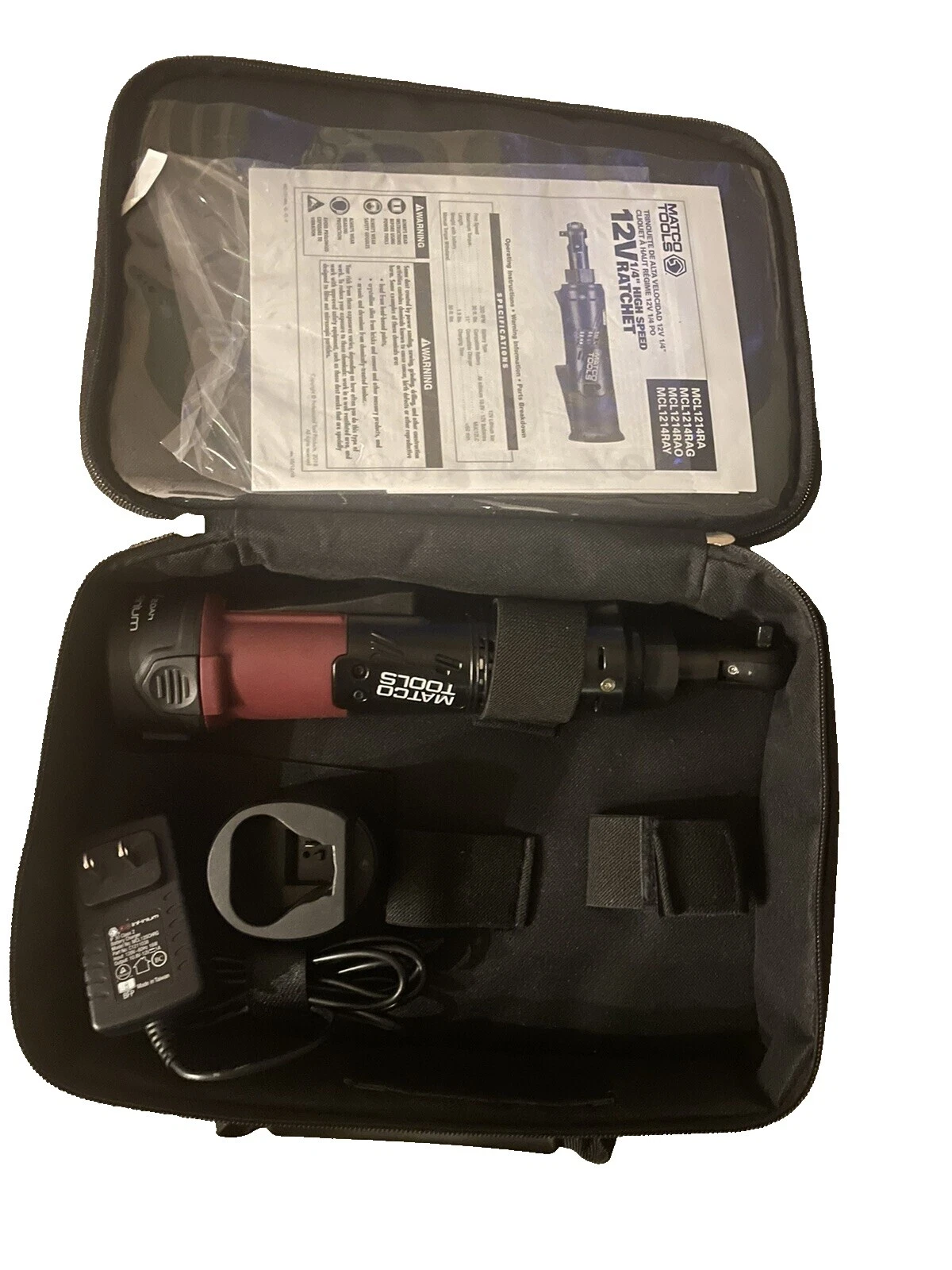 Herramientas de Alimentación del vehículo Matco Tools Cargador