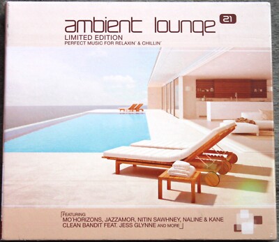 Various - Ambient Lounge 21 (2018) (2xCD) (Globe - 898087-2) (Neu+OVP)
