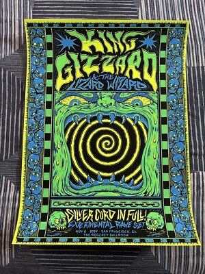 King Gizzard and The Lizard Wizard Poster Regency Ballroom 11/6