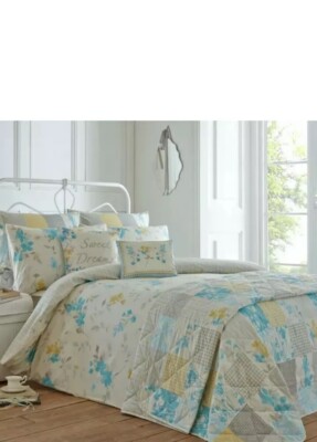 Dreams & Drapes Palonia pflegeleichter Bettbezug Set SuperKing 260x220cm Entenei