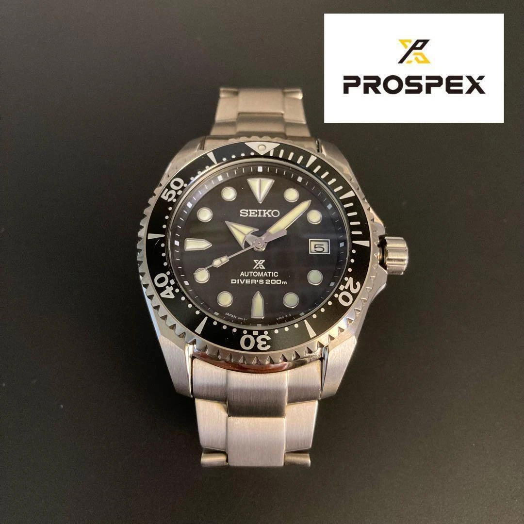 Seiko Prospex SBDC029 Date Stainless Steel Divers 200M Automatic Mens Watch