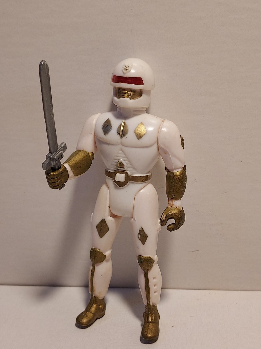 Sonic Ranger 10” Figure / ソニックレンジャー VTG 1994 Sonic Rangers White Sonic Ranger Power Rangers Knock Off