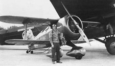 pilot Jimmy Doolittle and his Laird Super Solution aircraft 1931 OLD PHOTO