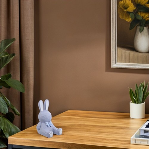 Wooden Rabbit Phone Holder: Decorative Bunny Desk Stand for Smartphones Cute - 第 4/12 張圖片