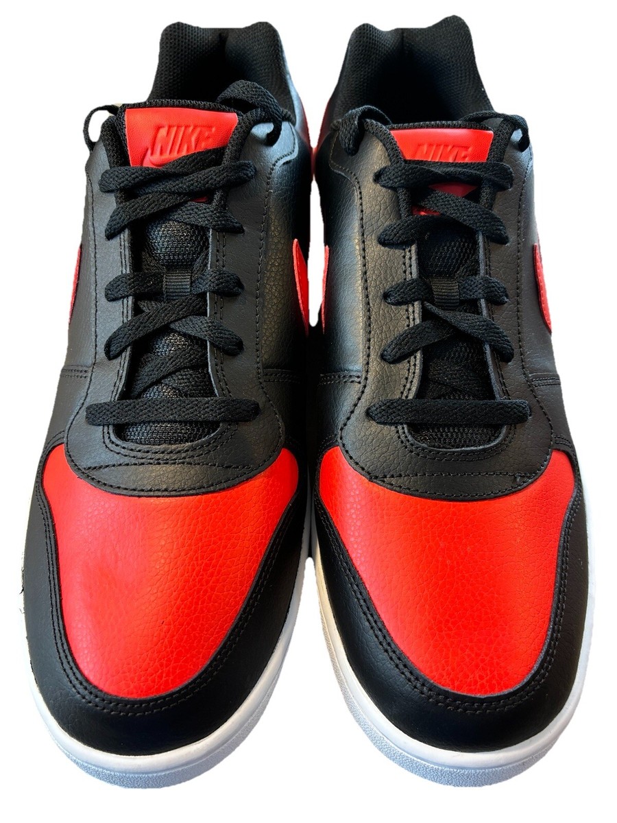 New Nike Ebernon Low Athletic Lifestyle Shoes Black/Habanero  display picture 2