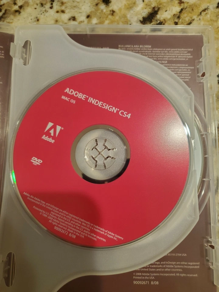 Adobe Indesign CS4 Upgrade Mac OS X With Adobe Creative Suite 4 Learning Disc - Image 4 of 4