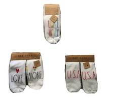 Rae Dunn Assorted Ankle Socks, 10 per Pack