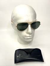 Ray-Ban Vintage Aviator Sunglasses Driving Series Chromax Lenses Gold Frame #C
