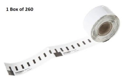 DYMO Black on White Label Printer Tape (260 Pcs) - S0722370 - Brand New