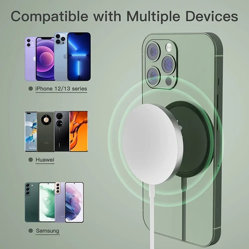 15W Fast Wireless Charger MagSafe for iPhone Pro Max Magnetic Car Mount Holder - Picture 3 of 6