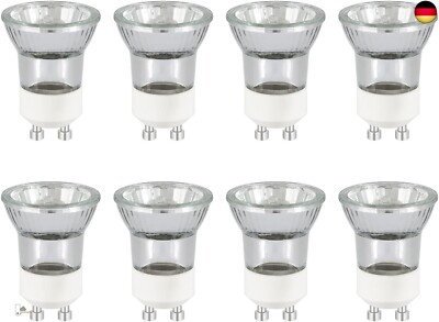 Caldarax 8 Stück GU10 Mini 35W Halogenlampe Dimmbar, MR11 230V Halogen 