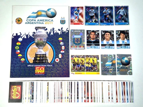 ALBUM COPA AMERICA ARGENTINA 2011 + STICKER FULL SET 347/347 PANINI Lionel Messi