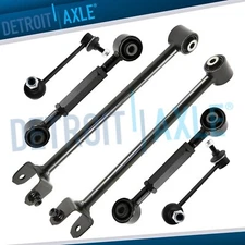 Rear Upper & Lower Control Arms + Sway Bars Kit for Acura TL TSX Honda Accord