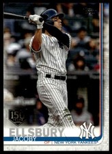 2019 Topps 370 Jacoby Ellsbury 150th Anniversary New York Yankees Baseball Card