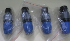 4 pcs Speakon Plug Twist Lock 2 Pole Compatible with Neutrik NL2FC  NL2FX