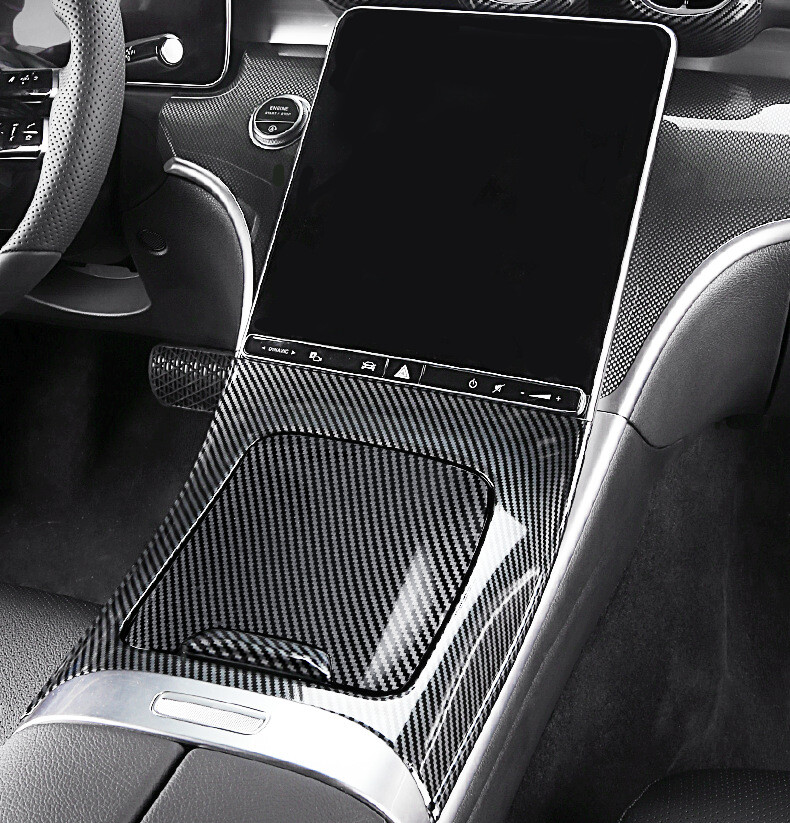 Mercedes W206 C Klasse Mittelkonsole Carbon Blende