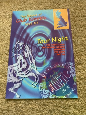 Club Kinetic The Sound Of Club Kinetic Vol III The Fruit Club Rave Flyer Flyers