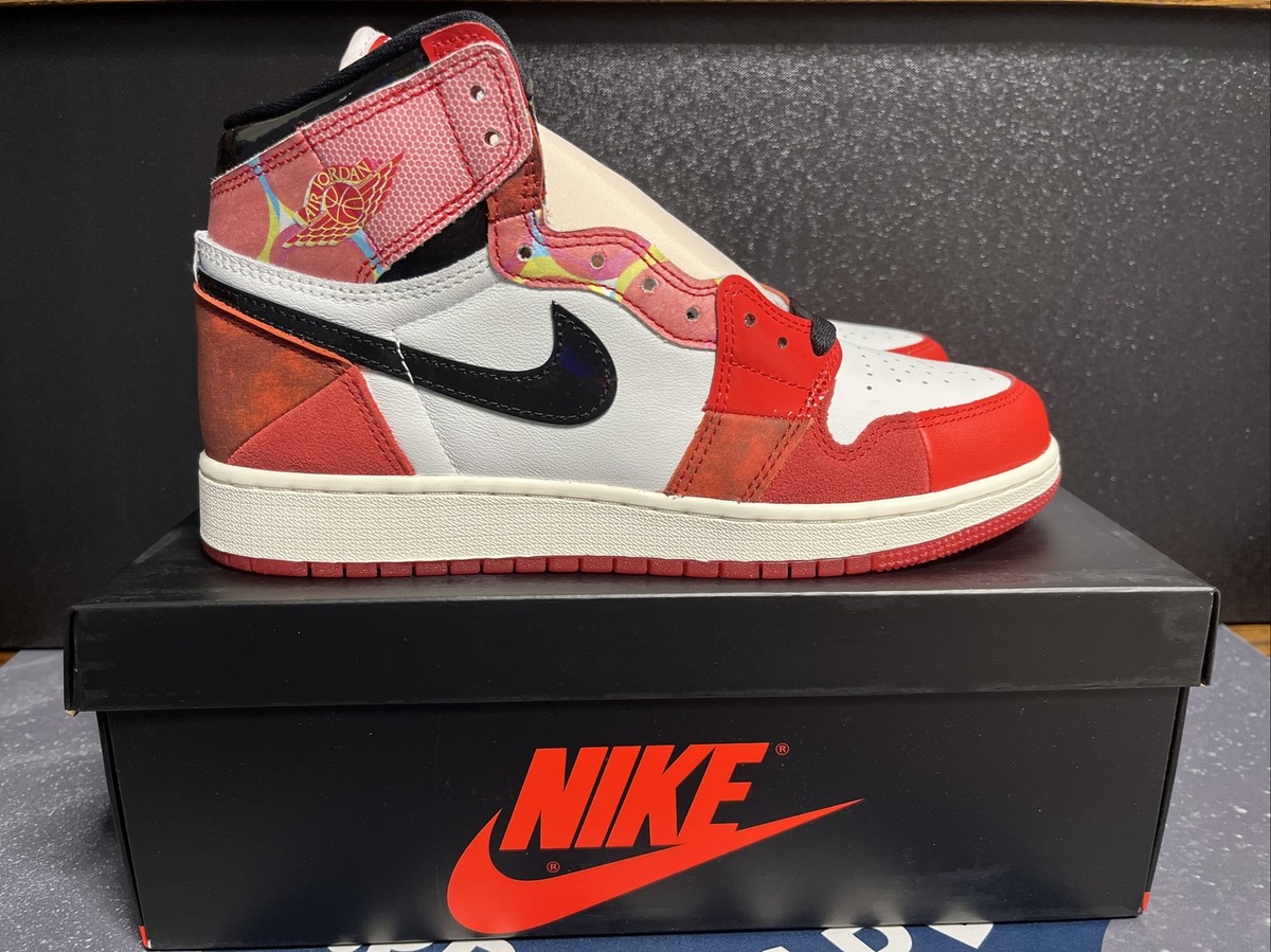 Air Jordan 1 High OG Spiderman 'Next Chapter' Size 7Y DV1748-601