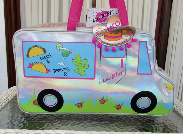 betsey johnson taco purse