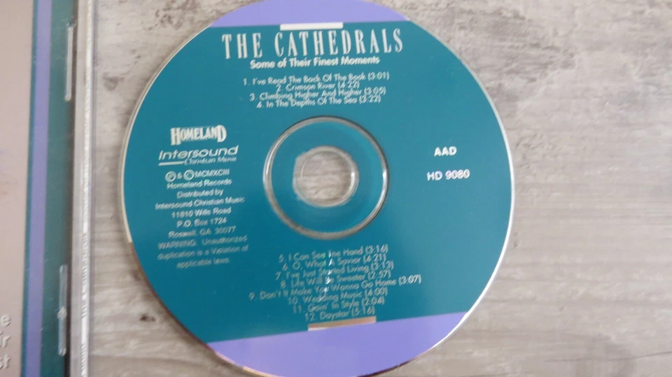 The Cathedrals Some of Their Finest Moments Music CD Christian Southern Gospel Foto 2 de 4