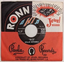 Willie Mitchell 20-75/ SECRET HOME 45 rpm 1964 HI 45-2075 northern soul 7"
