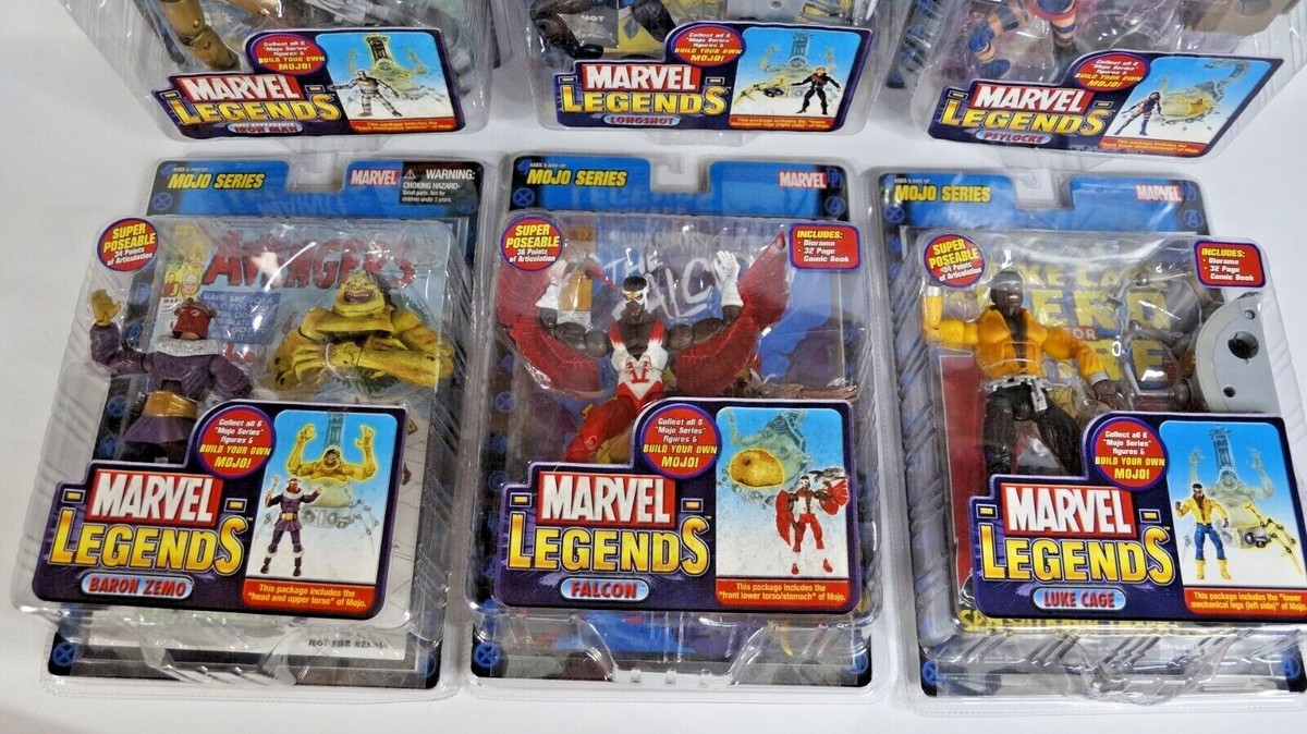 Toy Biz Marvel Legends Mojo Series Complete Wave BAF NEW | eBay