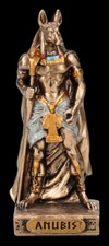 Anubis Figur Miniatur - &Auml;gyptischer Gott - Veronese G&ouml;tter Statuette Geschenk