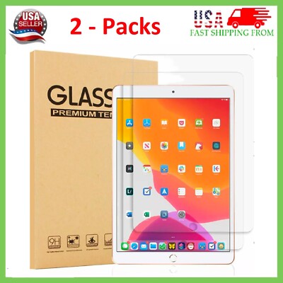 {2-Pack}Tempered Glass Screen Protector For iPad Pro 12.9''  2nd 3rd 4th 5th 6th
