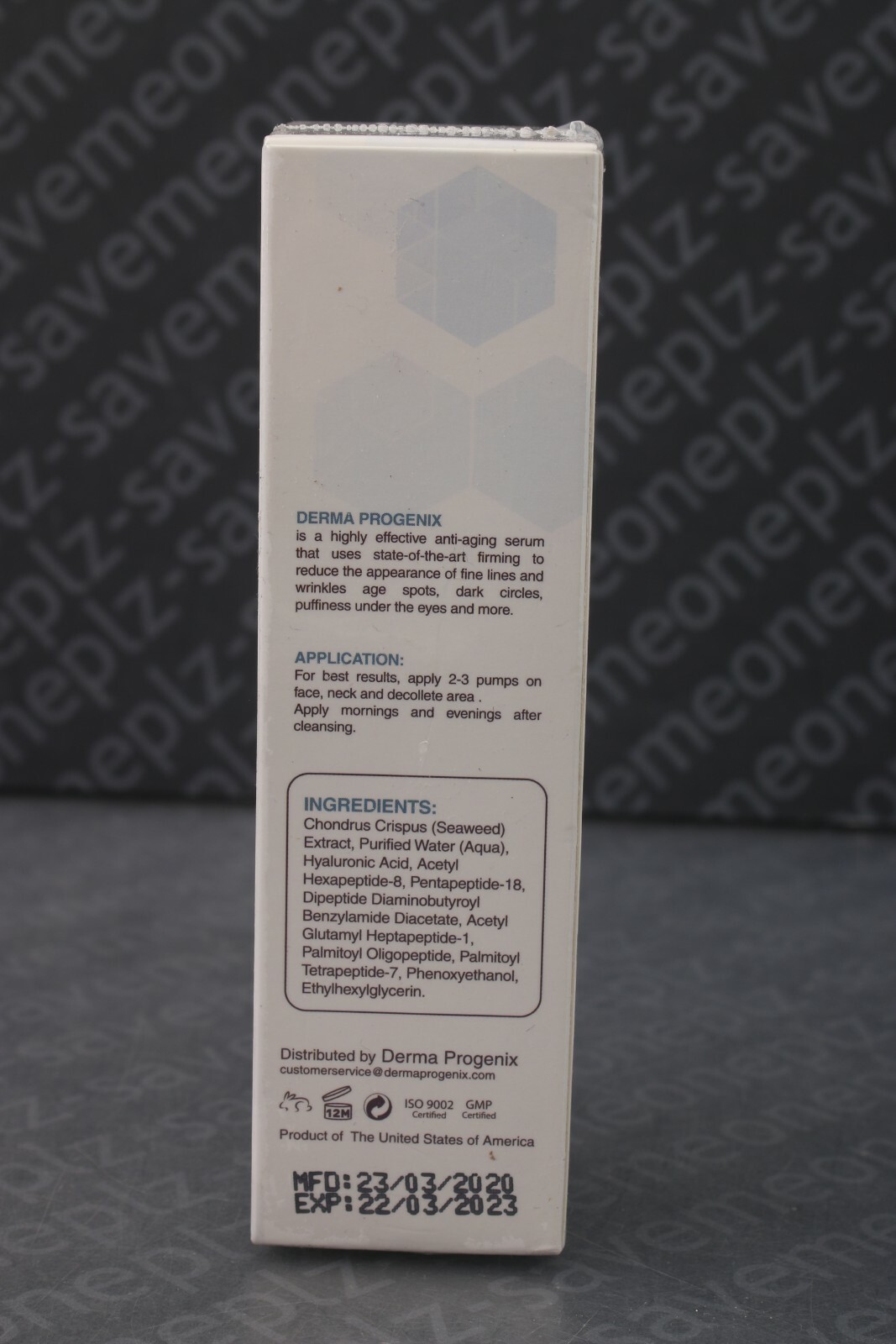derma progenix serum