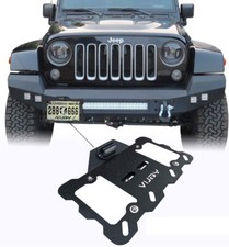 Fits Jeep Wrangler And Pickup License Plate Frame Mount With Led Light