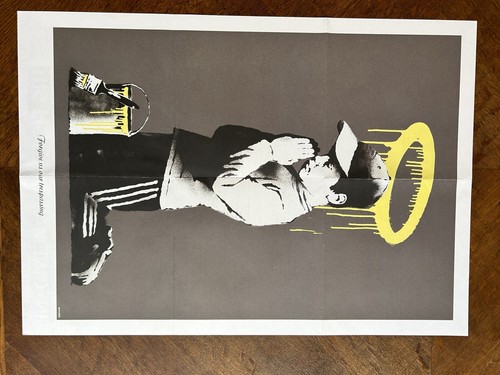 Banksy - Don't Panic Poster ‘Exit Thru The Gift Shop’ Dismaland POW Walled Off - Picture 6 of 10