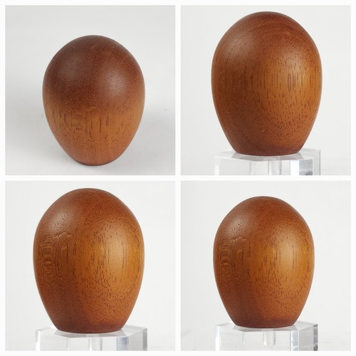 Scultura tentacolo in legno intagliato vintage senza firma occhio astratto MCM stile teak 18"H - Foto 22 di 24