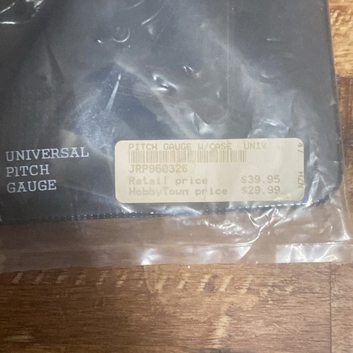 NEW JR Pitch Gauge w/Case Universal JRP960326 JR Heli Division - Picture 4 of 6