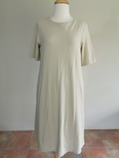 Uniqlo A Line Dress Beige 3/4 Sleeve Size XS RRP 49.90