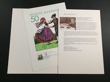KUNST-EDITION 1981 BRD 1096 EUROPA CEPT TRACHTEN SCHWARZWALD - AUFLAGE NUR 500!