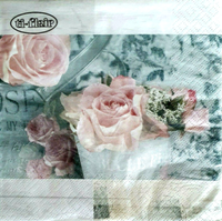 Servietten Romantic Rosen Geburtstag Party Hochzeit 20 St Lunch 33X33 Cm Neu