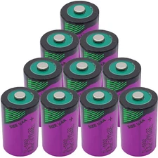10-Pack NEW Tadiran TL5902 3.6V/ 1/2 AA Backup Lithium Battery For SCHNEIDER PLC