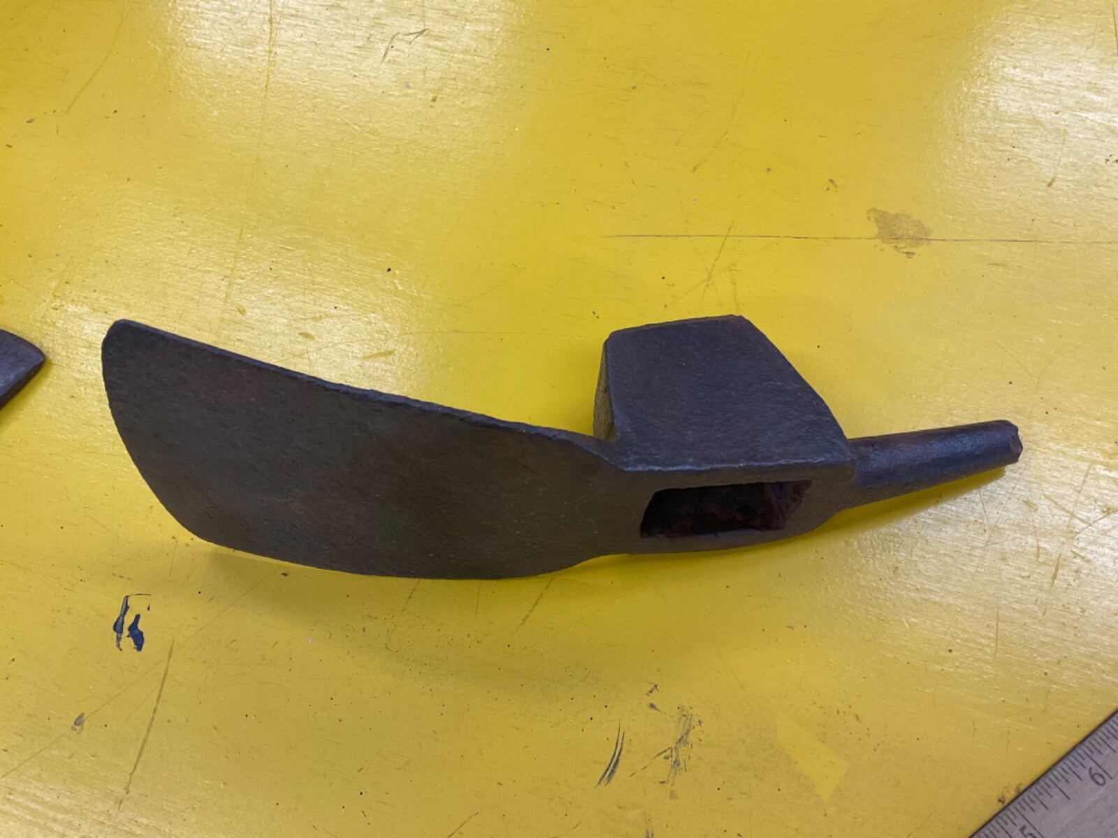 Vintage Antique Grub Hoe Adze Head Gardening Garden Soil Trench Tool