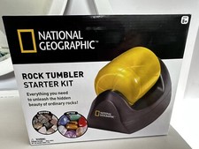 NATIONAL GEOGRAPHIC New Rock Tumbler Starter Kit 9 Gemstones Learning Guide