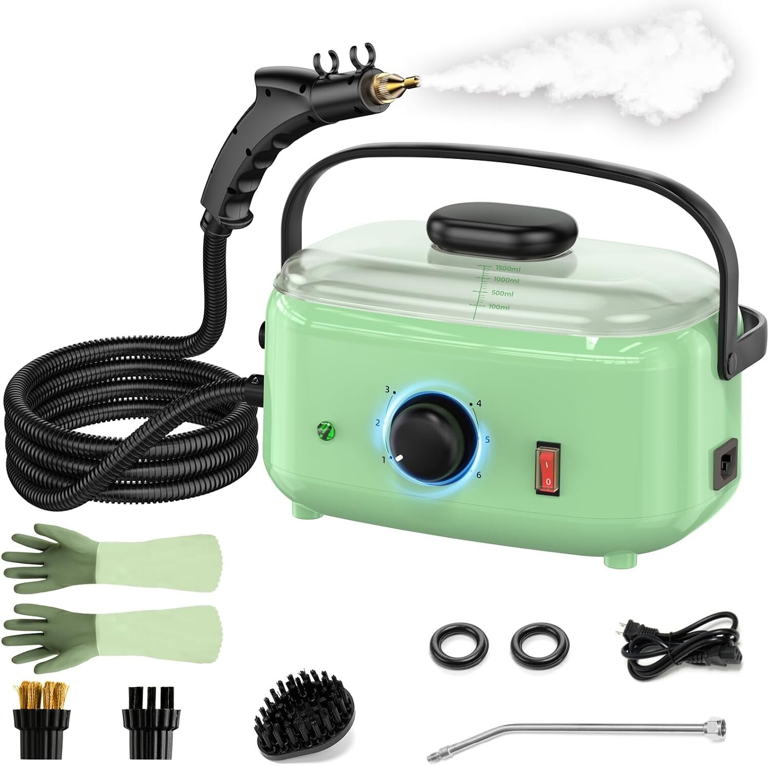 NEW - CAYAMA Steam Cleaner 2500W High Pressure Handheld Steamer Cleaning 1500ml