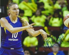 MARIA VADEEVA Signed Auto'd 8x10 Photo WNBA Basketball LOS ANGELES SPARKS Russia