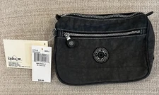 NWT Tumi Kipling Marie Travel Kit Cosmetic Bag Beetle Color Gray